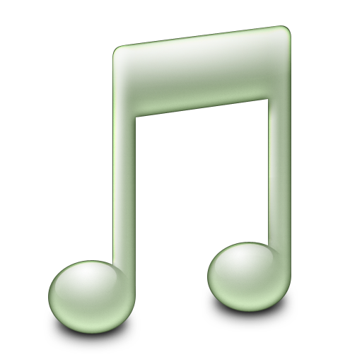 iTunes Silver (Green) Icon 512x512 png